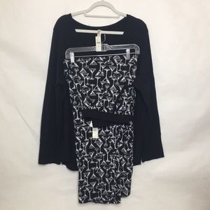 NWT Cacique Martini Sleep Set Pajamas Sz.18/20
